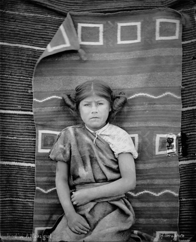 Modisi, a girl from the Hopi tribe. - The photo, Girls, 