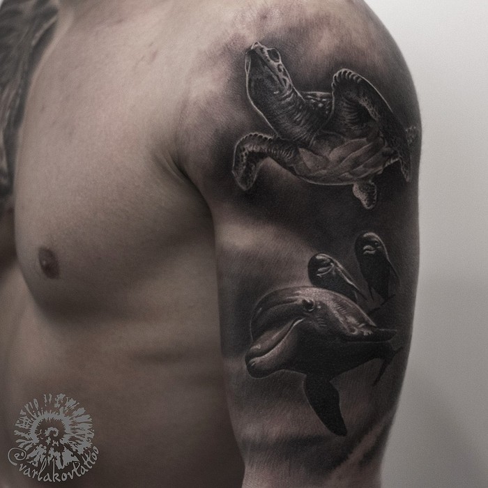 One session. - My, Tattoo parlor, Tattoo, Realism, Tattoo, Tattoo Artists, Tattoo Lovers League, Art, Tattoo artist