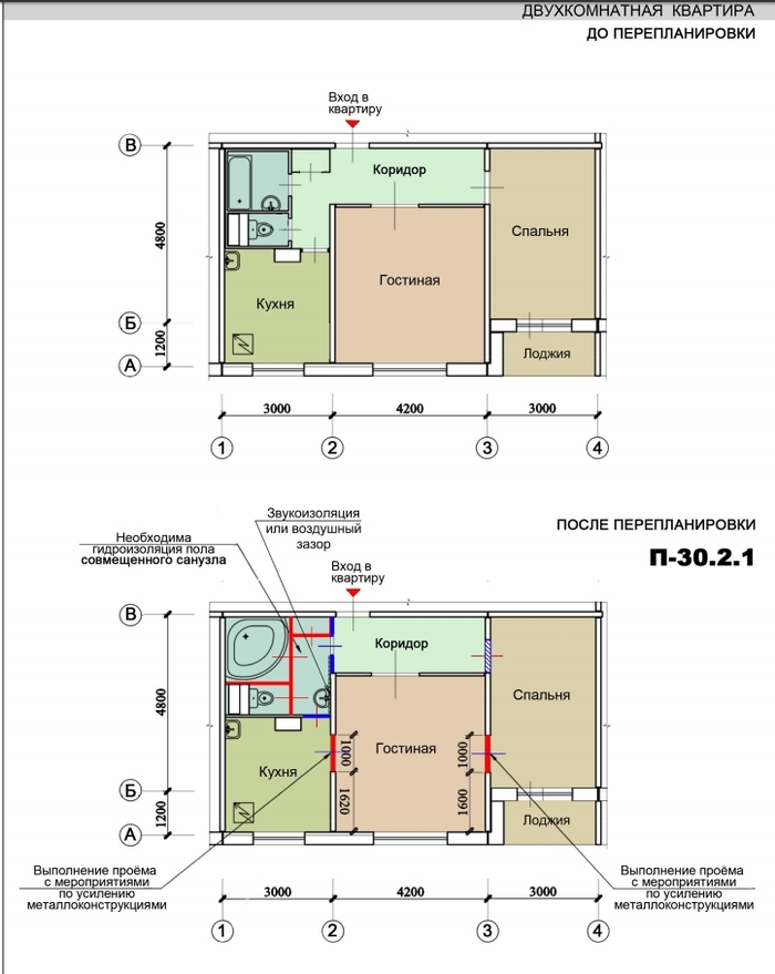 Free apartment redevelopment project - My, Redevelopment, Repair, Freebie, Project, Longpost