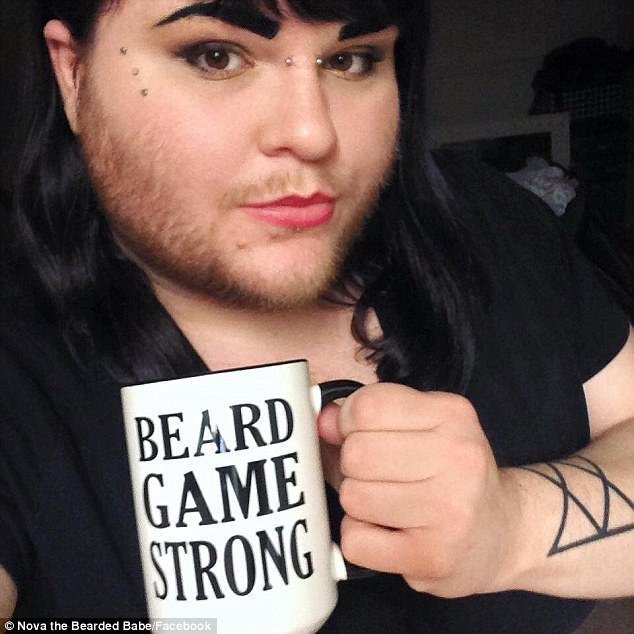 26-year-old grew a beard to inspire others to be proud of themselves - Beautiful girl, Beard, Longpost