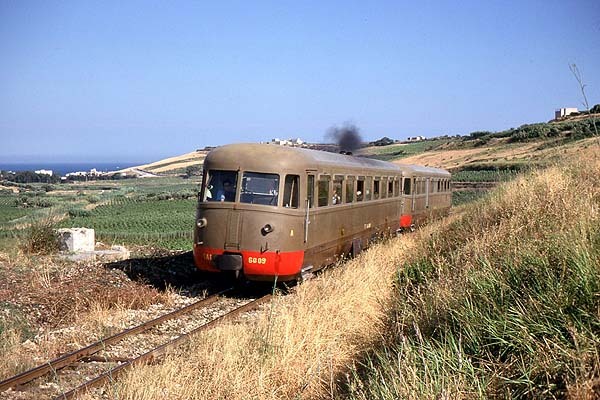 Passenger train in Sicily - A train, Railway, Transport