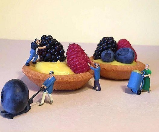 This Pastry Chef Turns His Desserts Into Coolest Miniatures - Dessert, Miniature, Longpost