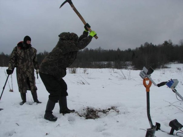 As I searched for a treasure under a layer of snow ... - My, Black diggers, Treasure, Treasure hunter, Treasure hunt, , Video, Longpost, Gold