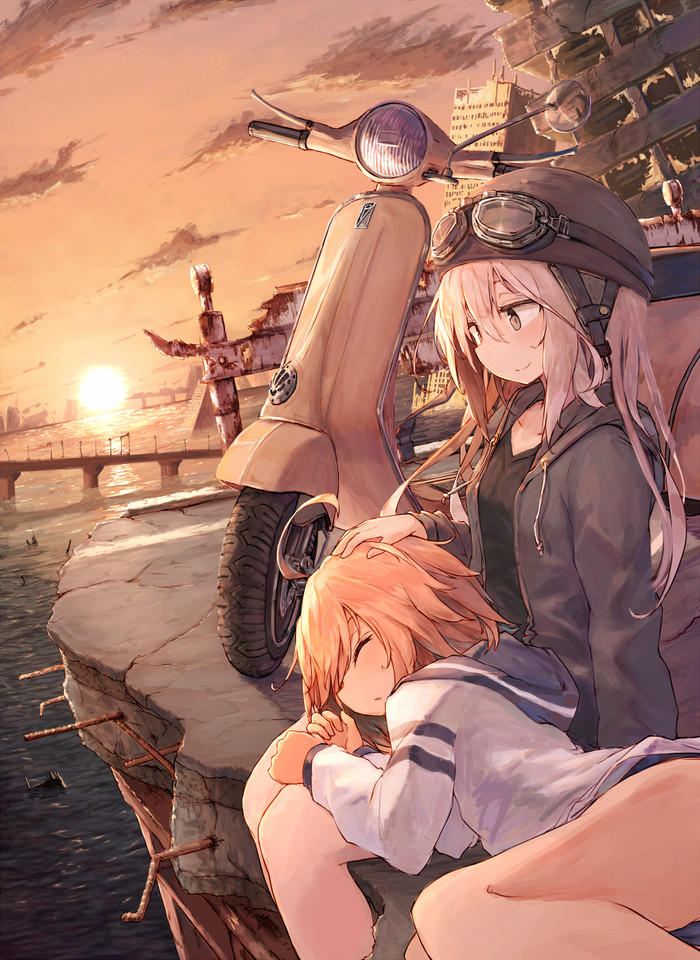 Yuu and Goya - Kantai Collection, u-511, i-58, Yuu, Goya, Аниме, Anime Art, Beize garbage