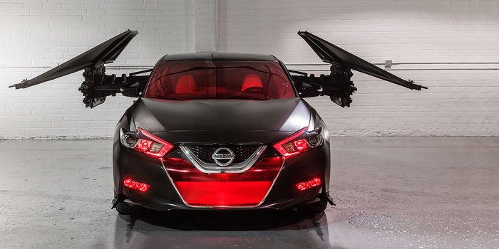 Nissan or Darth Vader: how to turn a car into a movie hero - news, , car showroom, Longpost