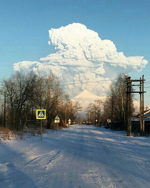 Bezymianny Volcano - Kamchatka, Volcano, Not mine, Longpost, Bezymianny Volcano