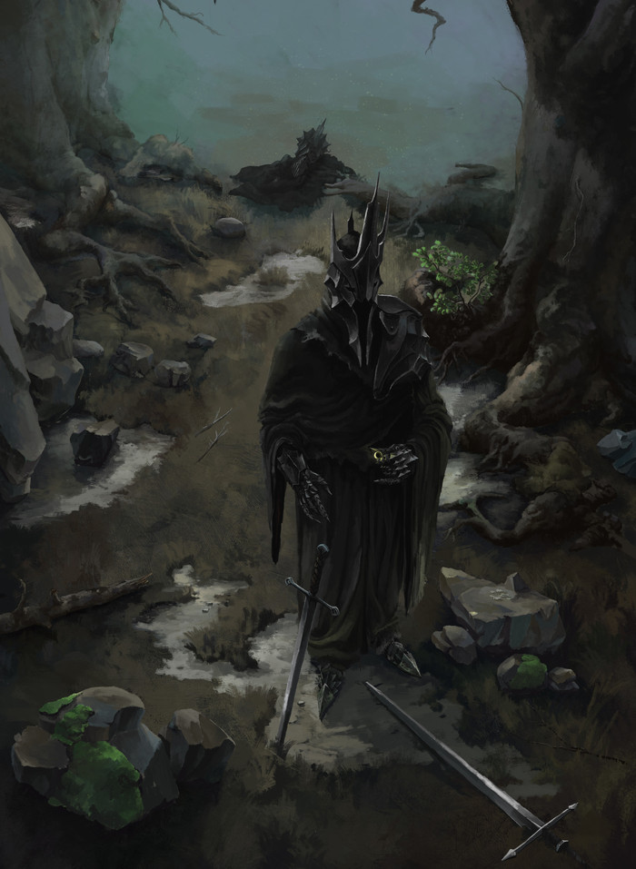 The Witch-king lusts for power - The Sorcerer King, Nazgul, Ring of omnipotence, Drawing, Longpost, Lord of the Rings