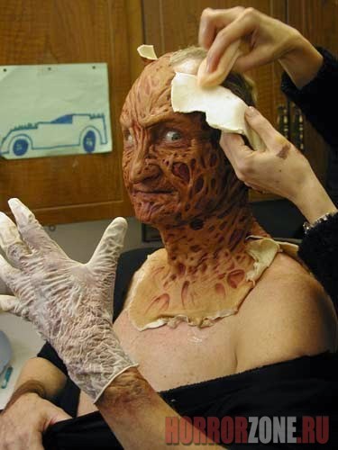 Never sleep kids... - Freddy Krueger, Filming, Makeup, Longpost