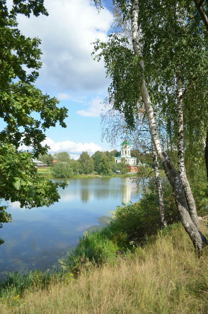 In outskirts of Moscow - My, Подмосковье, Nature, Summer, Church, Beautiful view, Longpost