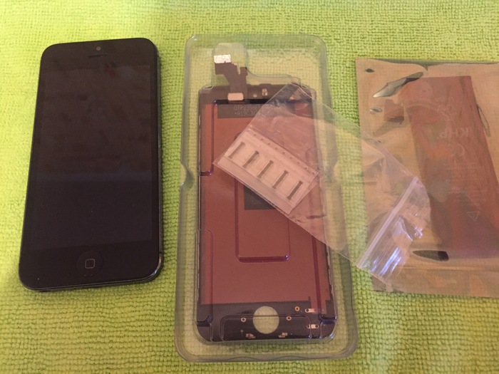 A little repair _2. - My, Repair, iPhone 5, No image, My, Rukozhop, Longpost, cat