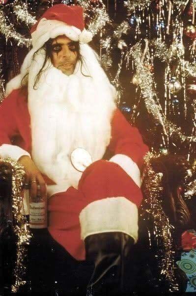 Alice Cooper as Santa. - Alice Cooper, Santa Claus, The photo