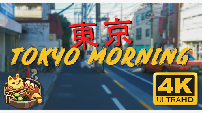 Morning Tokyo 4K - My, Tokyo, Japan, 4K quality, Walk, Panasonic Lumix, Video blog, Youtube, 4K resolution