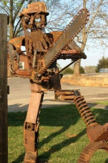 Sculpture of hard country labor waste - Pinterest, Garden tools, , Longpost