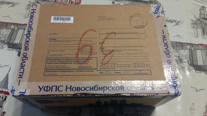 A gift from Santa Claus from Novosibirsk. - My, Father Frost, Gift exchange, , Secret Santa, New Year, Longpost