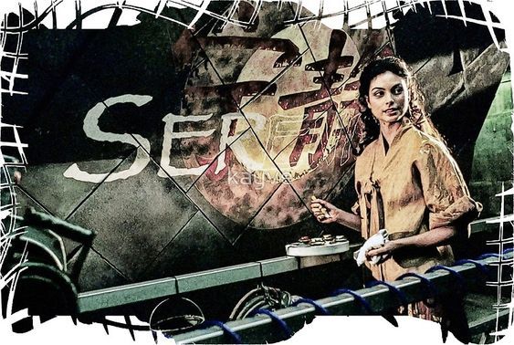 At work - Inara Serra, Serenity, The series Firefly