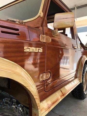 Wooden Suzuki Samurai - Suzuki, Samurai, Wood, Longpost