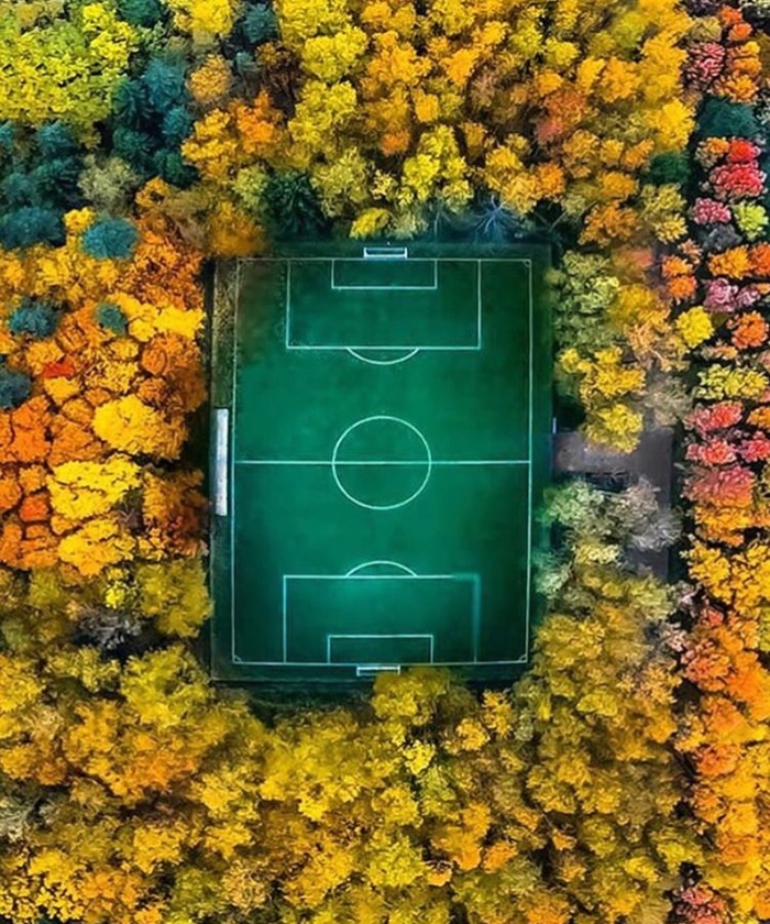 Football is beautiful - The photo, Quadcopter, , Football, Meshchera