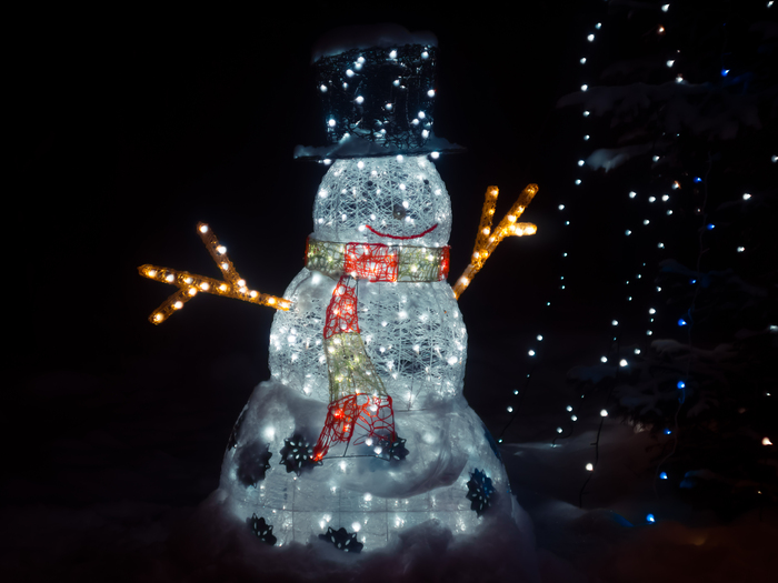 When a snowman is more photogenic than you... - My, snowman, TSU, Tomsk, It is better, You, Tag