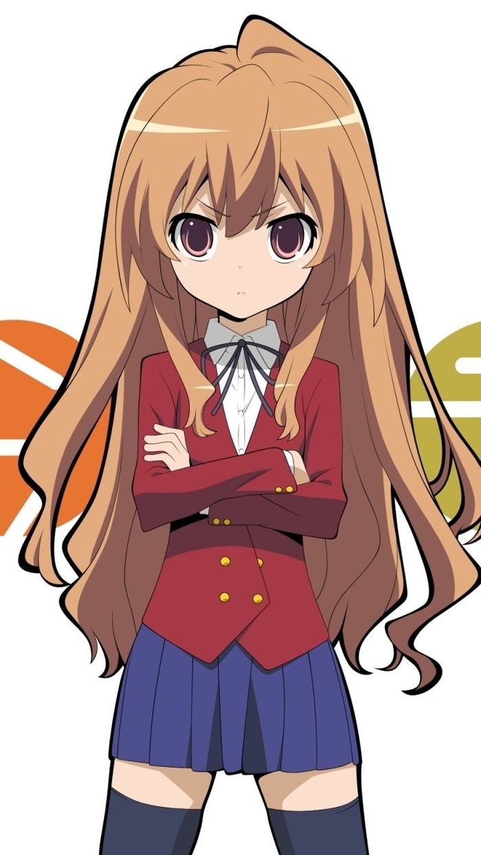 Such a different Taiga) - Aisaka taiga, Toradora, Anime art, Anime, Longpost