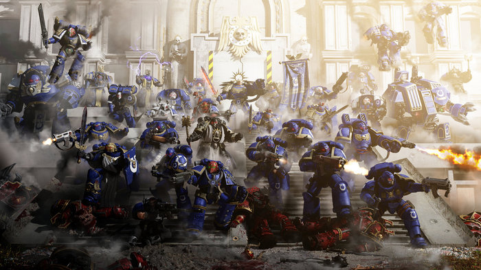 Defence of Ultramar - Warhammer 40k, Imperium, Ultramarines, Adeptus Astartes, Roboute guilliman, Primarchs, Wh Art