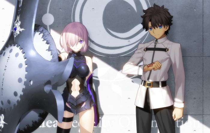 Anime Art - Anime art, Anime, Fate grand order, Shielder, Fujimaru Ritsuka, Mashu Kyrielight