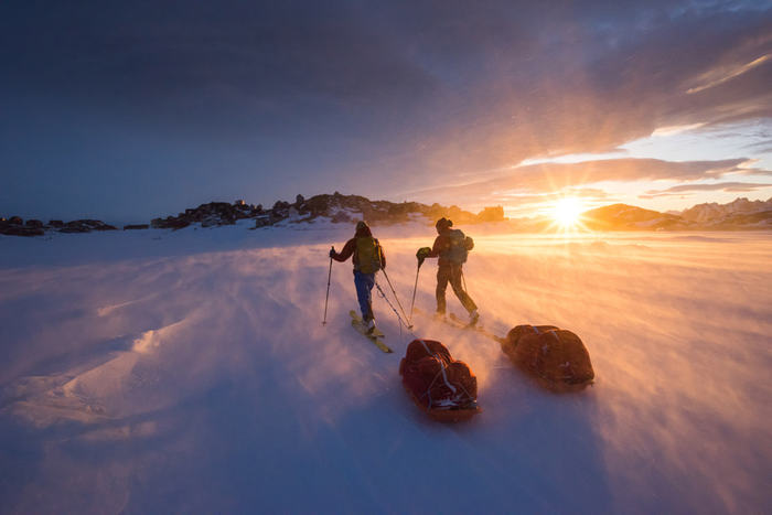 On ice - The photo, Winter, Greenland, Travels