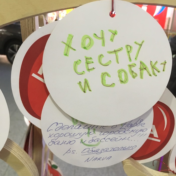 Дерево с пожеланиями на НГ. | Пикабу