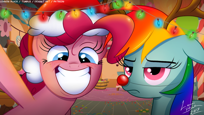 Pinkie's Hearts Warming Card