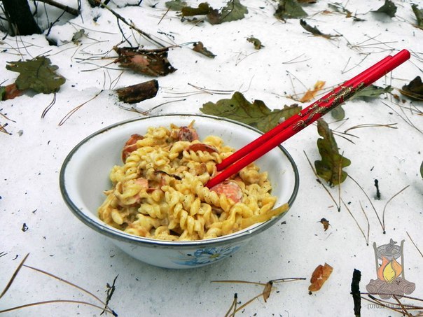 TRAVERTINO PASTA - Nature, Cooking, Hike, Relaxation, Forest, Food, Recipe, Hunting, Longpost