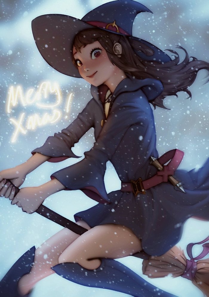 Akko - Art, Drawing, Anime, Little witch academia, Kagari atsuko, Raikoart