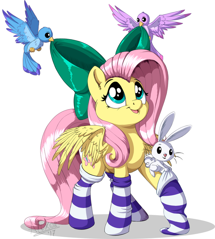 Little helpers My Little Pony, Ponyart, Fluttershy, Sirzi