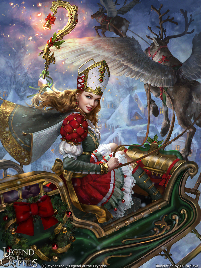 Yule Queen Lalanoel - Deviantart, Art, Drawing, Games, Legend of the cryptids
