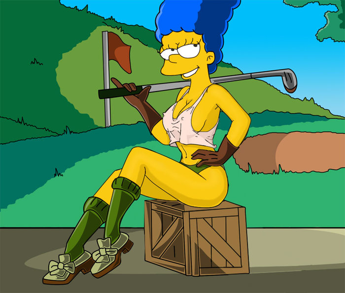 Smile, Marge)) - NSFW, My, Marge Simpson, The Simpsons, Cartoons, Erotic