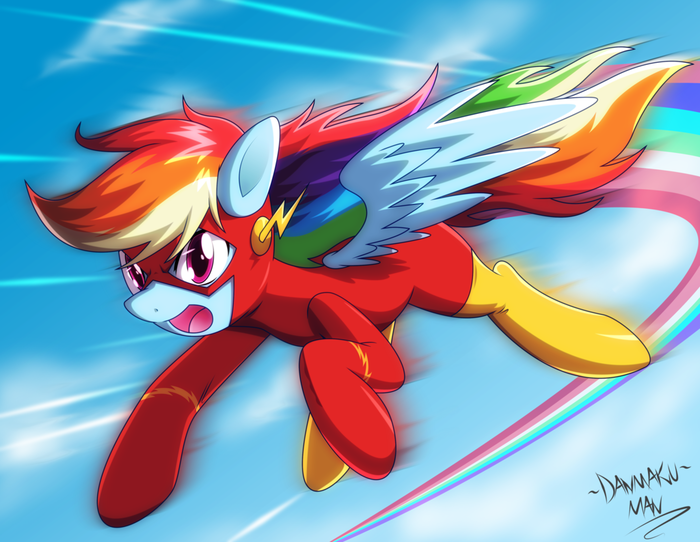 Rainbow Flash My Little Pony, Rainbow Dash, , Flash, Danmakuman