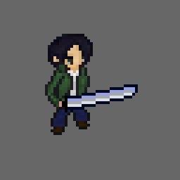 Protagonist - My, Pixel Art, Game development, Games, Litrpg, Gamedev, , GIF