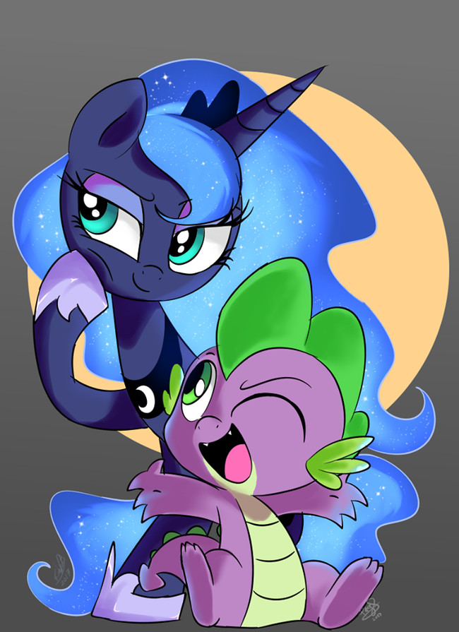 Stories Untold - My little pony, PonyArt, Princess luna, Spike