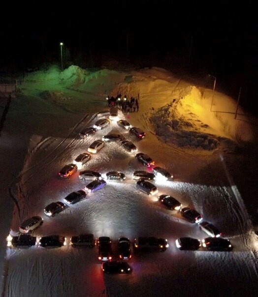 Herringbone - Usinsk, New Year, The photo