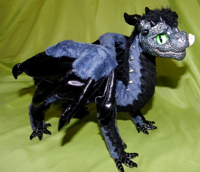 Dragon Farinar. Author's doll - My, Handmade, The Dragon, My, Handmade, 