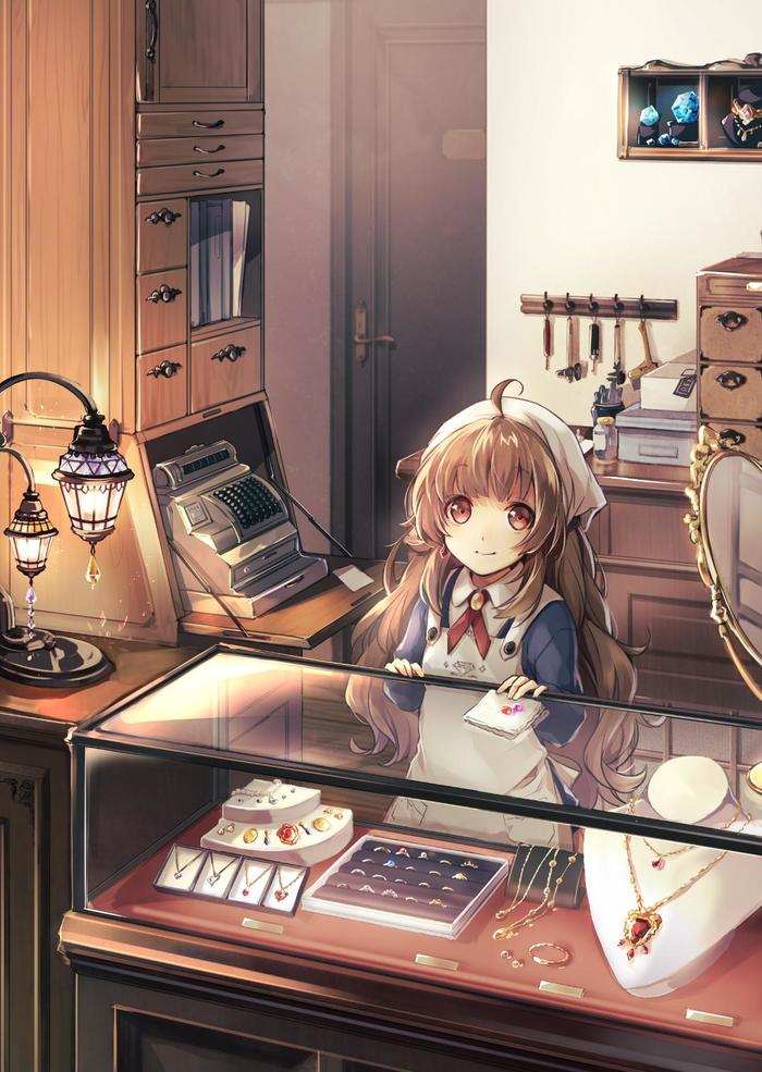 Jewelry shop - Anime art, Anime, Anime original, Kei