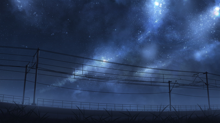 Starry Night - Art, Drawing, Mclelun, Starry sky