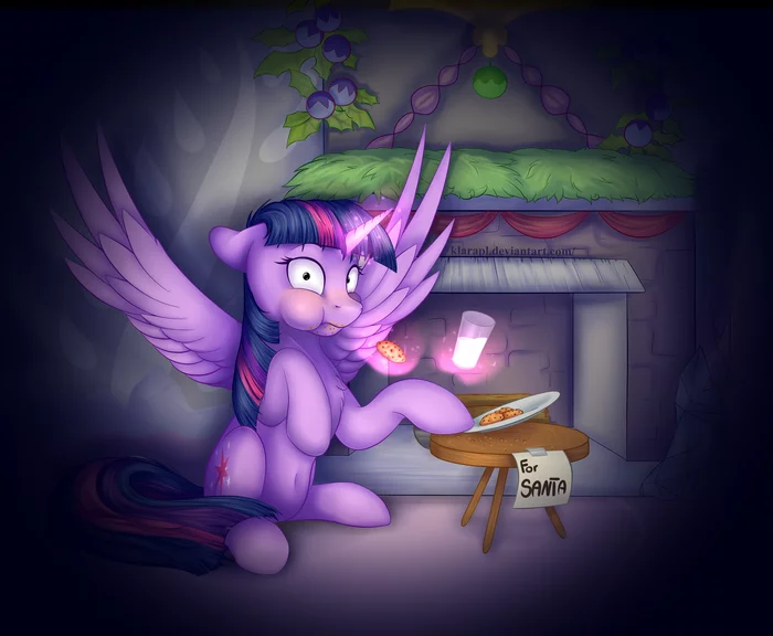 The mysterious disappearance of cookies - My little pony, PonyArt, Twilight sparkle, Klarapl