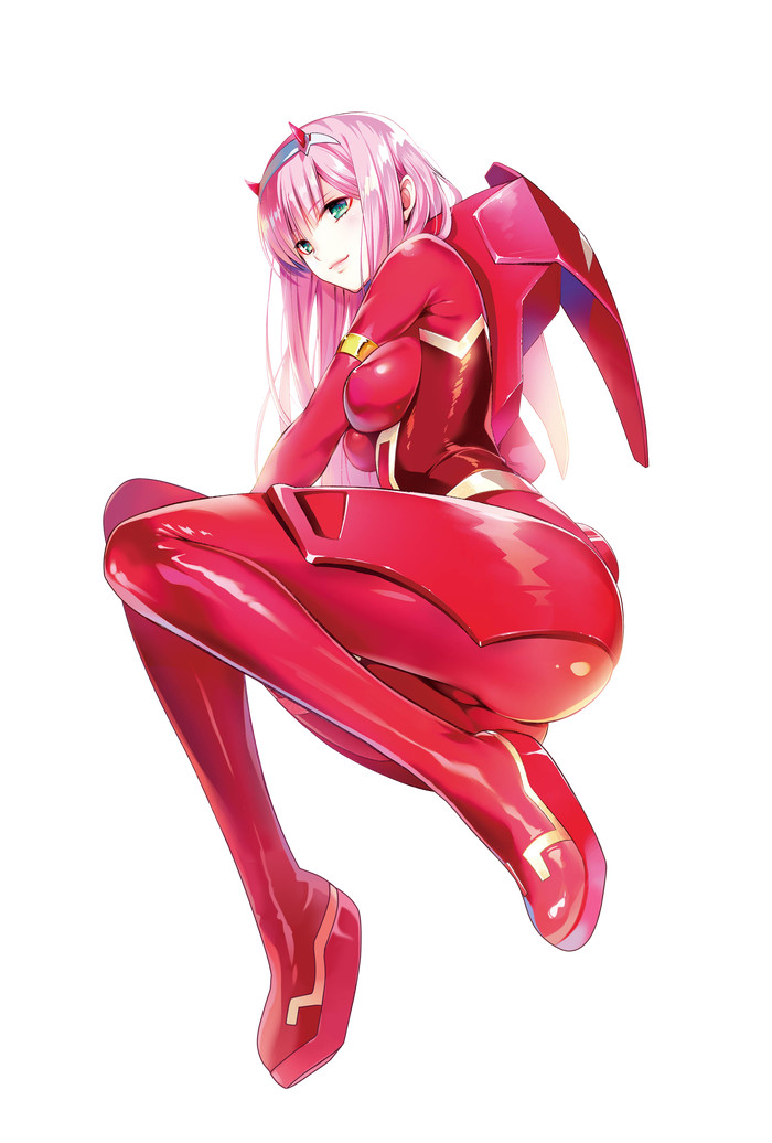 Pink devil - Anime art, Darling in the Franxx, Zero two, Latex