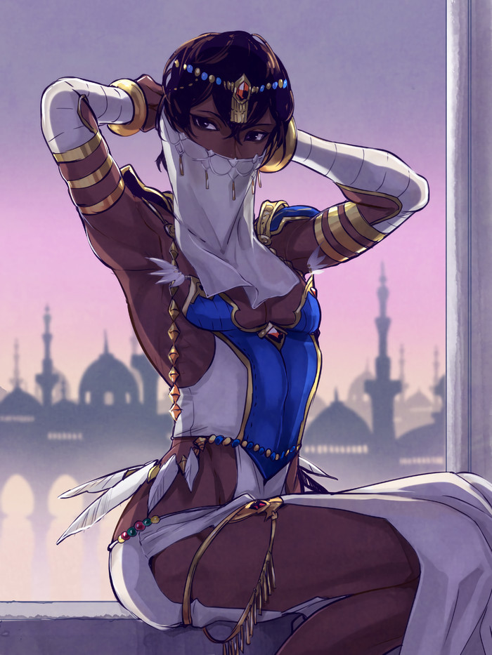 Arjuna - Zuwai kani, Its a trap!, Арт, Fate Grand Order, Arjuna, Fate, Аниме, Anime Art, Длиннопост