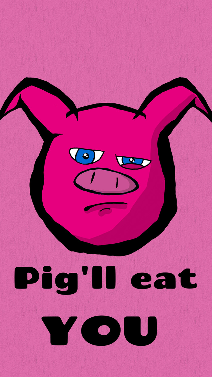 Piglet - My, Cherkashi, Drawing, Uncertainty, Junior Academy of Artists, Piglet, Winnie the Pooh, Wordplay, My