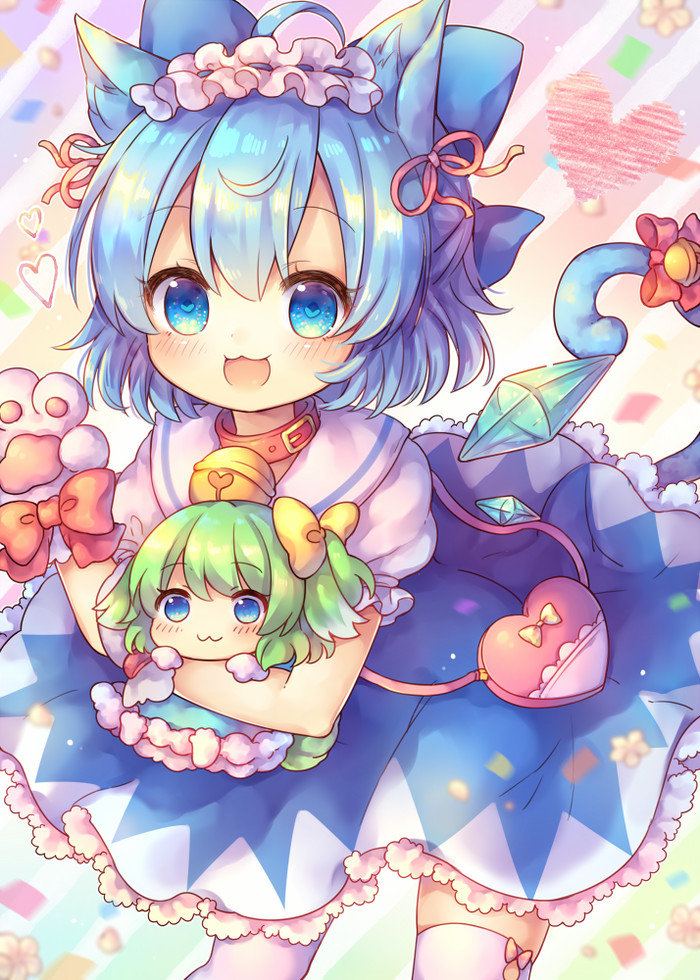 Cirno-chan Anime Art, Touhou, Cirno, C93, , Daiyousei