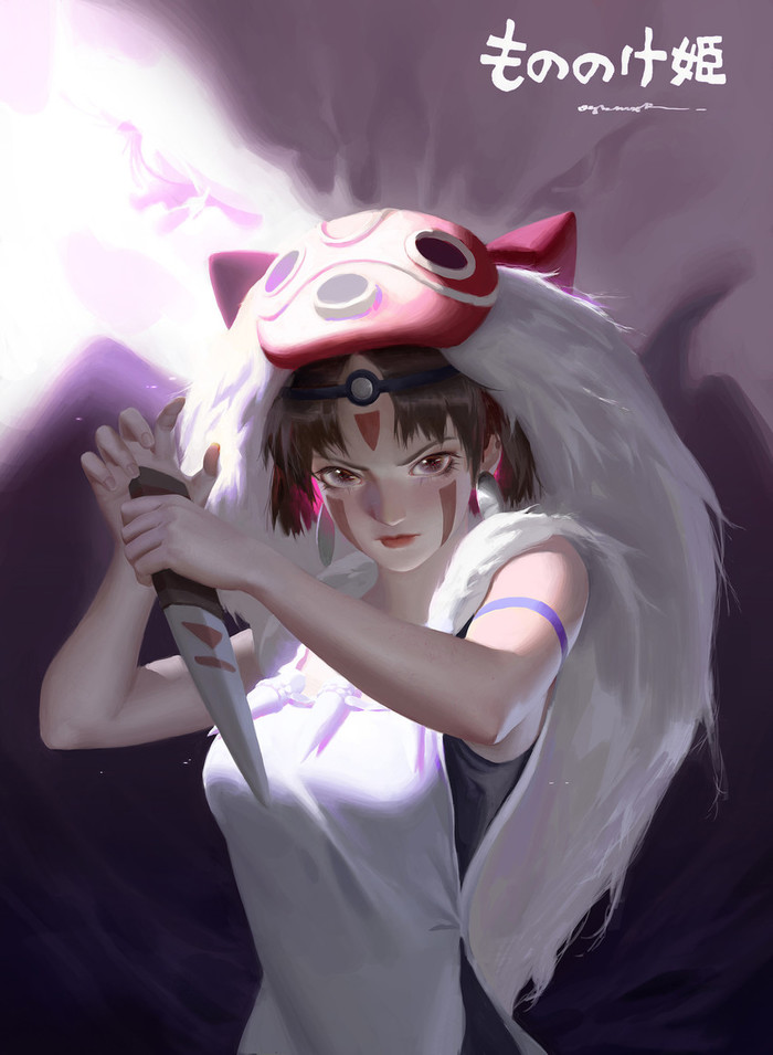 Anime Art - Anime, Anime art, Princess mononoke, San