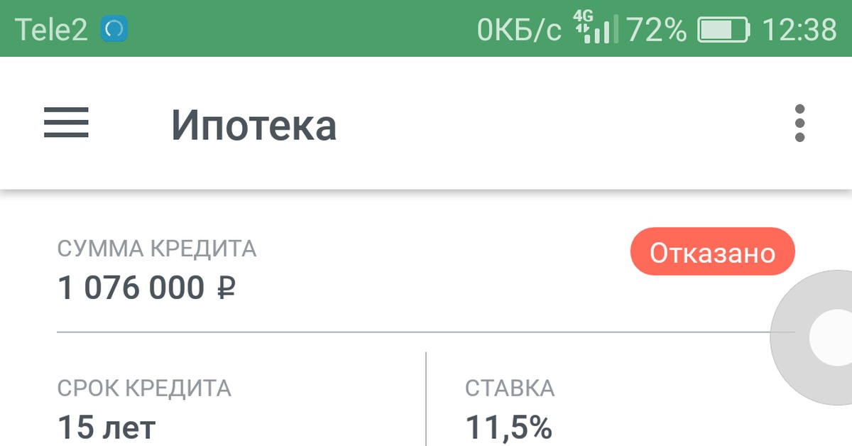 Отказывают ли в ипотеке домклик