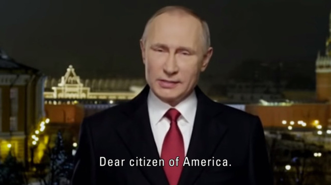 Netflix released a New Year's promo video for Black Mirror, in which it congratulated viewers with Putin's address to the citizens of America. - Vladimir Putin, Congratulation, Promo, Serials, news, Black mirror