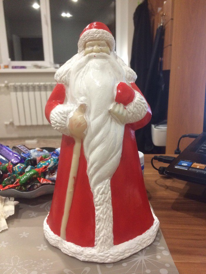 Уникальная фигура Деда Мороза из пенопласта - создайте новогоднюю сказку прямо у себя дома
