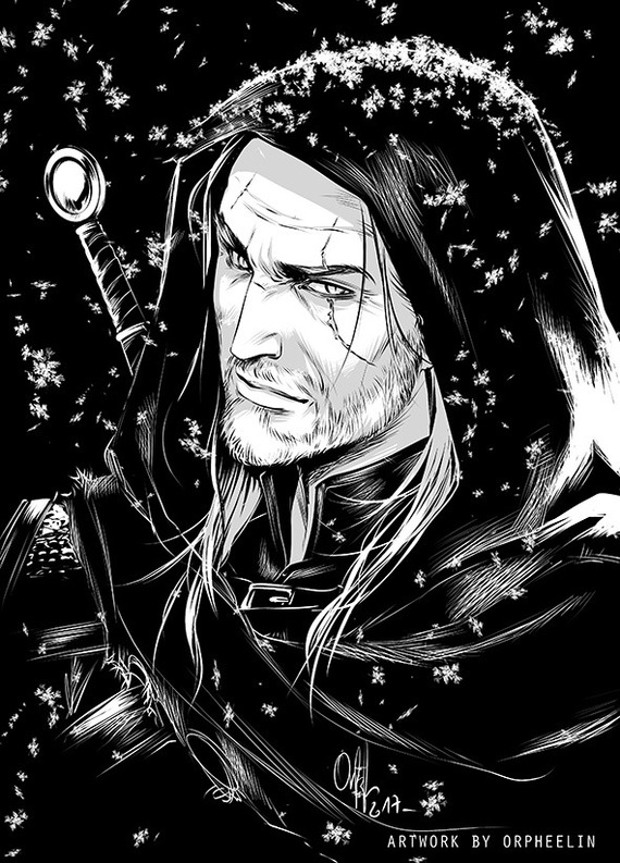 New Year's Geralt - Geralt of Rivia, Witcher, , Art